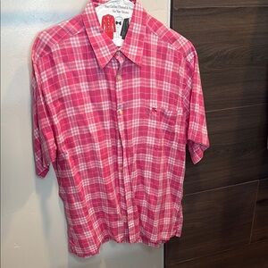 Burberry Pink Casual Button Down Shirt